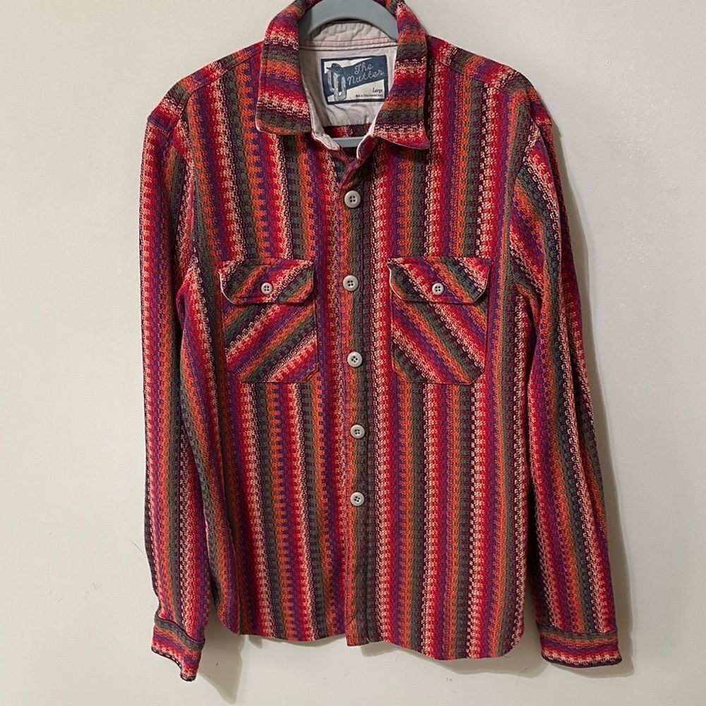 Vintage Chubbies The Nutter Shacket Mens M
Large Long Sleeve Button Down Shacket